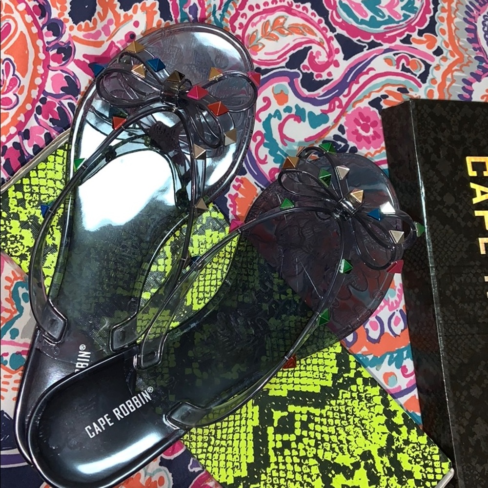 Multi Color Jelly Sandals